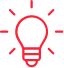 FAQ light bulb icon